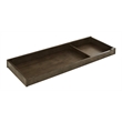 Pemberly Row Dovetail Contemporary Wood Changing Tray in Graphite Gray
