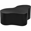 Pemberly Row Contemporary Transitional Black Finish Coffee Table