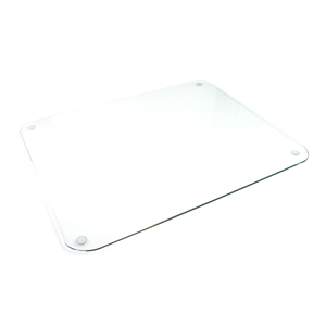 Pemberly Row Contemporary Tempered Glass Craft Mat 20&quot x 36&quot