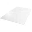 Pemberly Row Polycarbonate Rect Chair Mat for Carpets Clear Size 48 x 53 inch