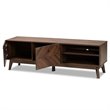 Pemberley Row Wood Walnut Brown TV Stand Rectangular 62.25