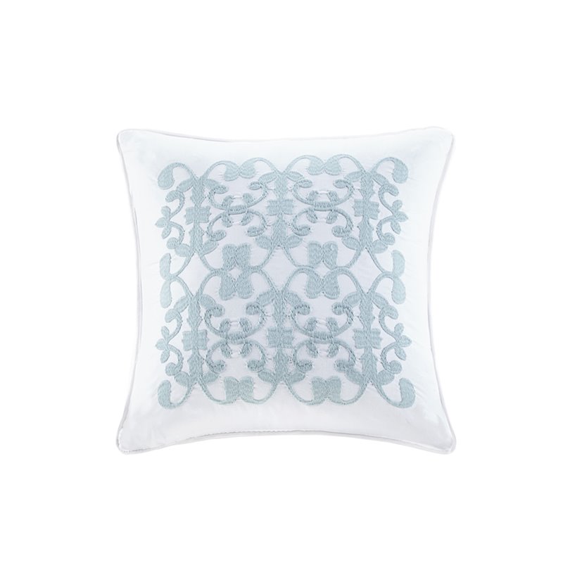 Pemberly Row Polyester Microfiber 2-in-1 Full/Queen Duvet in White
