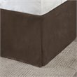 Pemberley Row Faux Suede Brown Daybed Cover Twin Reversible Machine Washable