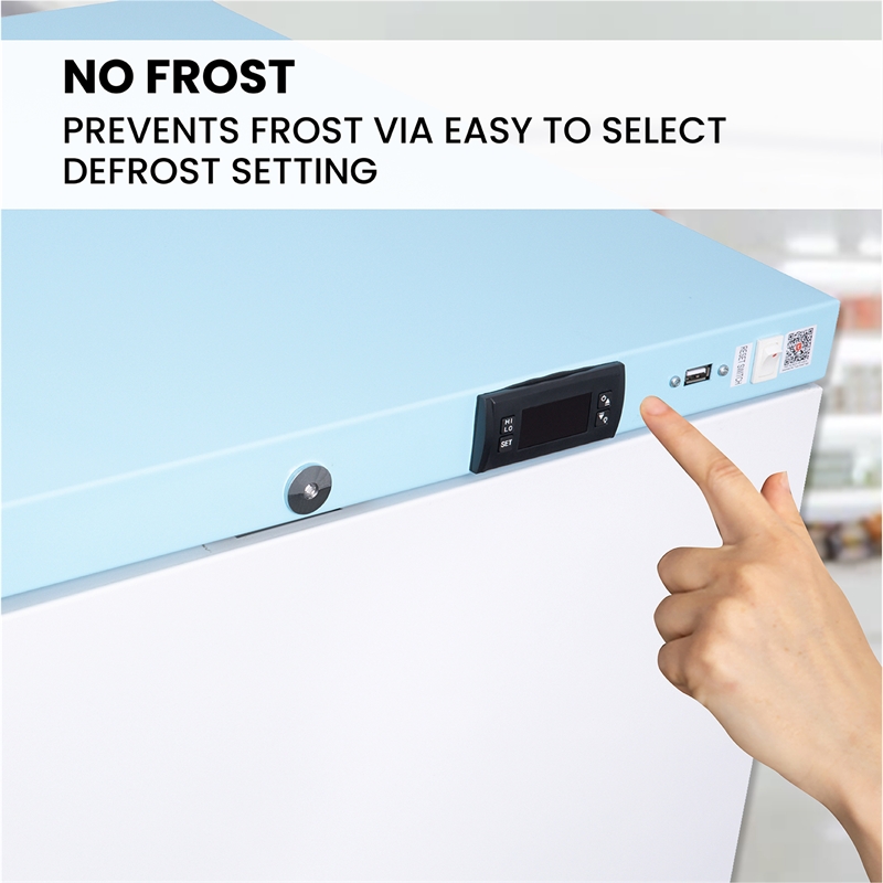 Pemberly Row 3.9 cu.ft. Commercial Refrigerator in White with Temperature Alarm