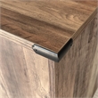 Pemberly Row Transitional Particle Board and Wood Desk in Oak