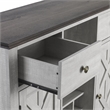 Pemberley Row Wood Off White Bar Cabinet Rectangular 47
