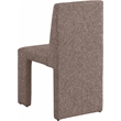 Pemberly Row Brown Linen Textured Fabric Dining Chair (Set of 2)