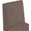 Pemberly Row Brown Linen Textured Fabric Dining Chair (Set of 2)
