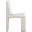 Pemberly Row Cream Linen Textured Fabric Dining Chair (Set of 2)