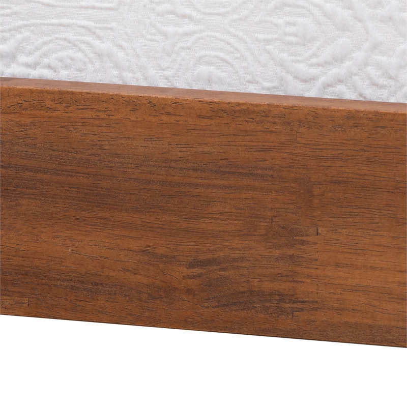 Pemberly Row Modern Ash Walnut Finished Wood Twin Size Daybed