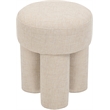 Pemberly Row Modern / Contemporary Beige Fabric Ottoman/Stool