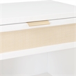 Pemberly Row Contemporary White Wood 1-drawer Storage Nightstand
