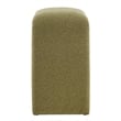 Pemberly Row Contemporary Fabric Counter Stool in Palladian Green