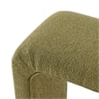 Pemberly Row Contemporary Fabric Counter Stool in Palladian Green