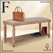 Pemberly Row Modern / Contemporary Upholstered Bench Natural