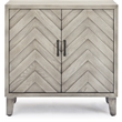 Pemberly Row Contemporary Bar Cabinet with Wine Storage Gray