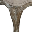 Pemberly Row Modern Traditional Wood Accent Ottoman in Natural