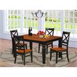 Pemberly Row 5-piece Wood Table and Kitchen Chair Set in Cherry
