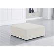 Pemberly Row Contemporary Cream Durable Linen Modular Component
