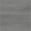 Pemberly Row 60W Bow Front Desk in Modern Gray - Engineered Wood