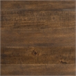 Pemberley Row Wood Walnut End Table Square Distressed Unassembled