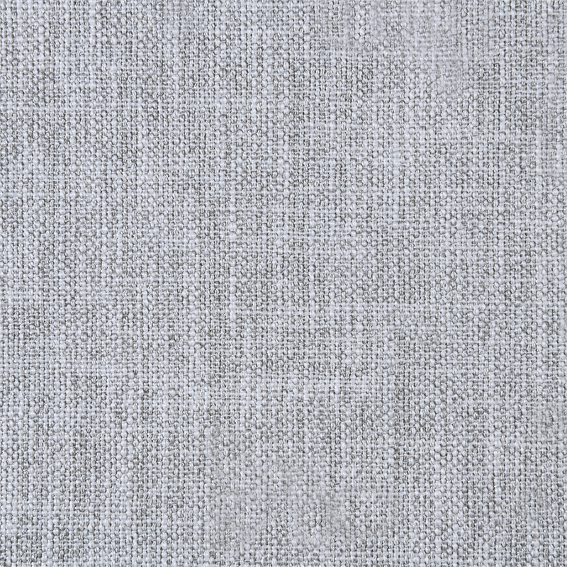 Pemberly Row Contemporary Gray Linen Textured Fabric Twin Bed