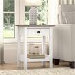 Pemberly Row Farmhouse Living Room End Table - Engineered Wood