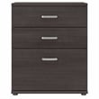 Pemberly Row Floor Storage Cabinet with Drawers in Storm Gray - Engineered Wood