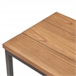 Pemberly Row Modern / Contemporary 2-Tier Console Table Brown