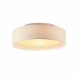 Pemberly Row 15.75in. 3 Light Flush Mount Ceiling Fixture in Beige