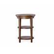 Pemberly Row Contemporary Transitional Round Accent End Table