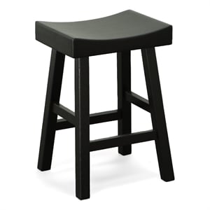 Pemberly Row Modern / Contemporary 25&quot Counter Stool Antique Black