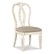 Pemberly Row Set of 8 Extendable Dining Table and Side Chair and Server in White
