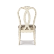 Pemberly Row Set of 8 Extendable Dining Table and Side Chair and Server in White