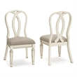 Pemberly Row Set of 8 Extendable Dining Table and Side Chair and Server in White