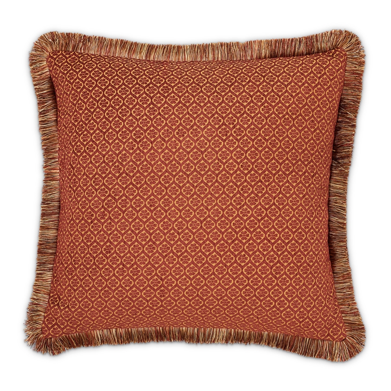 Pemberly Row Traditional 13-piece Fabric King Comforter Set in Spice Red