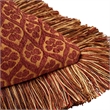 Pemberly Row Traditional 13-piece Fabric King Comforter Set in Spice Red