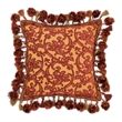 Pemberly Row Traditional 13-piece Fabric King Comforter Set in Spice Red