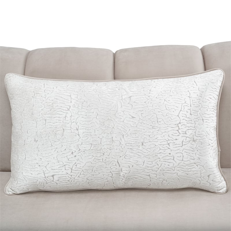 Pemberly Row Contemporary Sofa in Porcini Velvet and Champagne Wood Frame