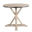 Pemberly Row Transitional Round Counter Height Dining Table in Natural