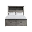 Pemberly Row Transitional Wood Youth Full Platform Storage Bed