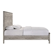 Pemberly Row Transitional Wood King Panel Bed in Gray Finish