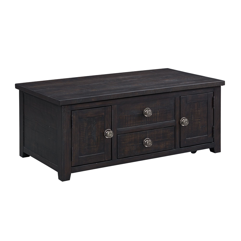 Pemberly Row Contemporary Occasional 2PC Set in Espresso Finish
