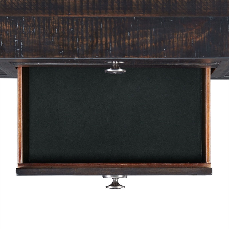 Pemberly Row Contemporary Occasional 2PC Set in Espresso Finish