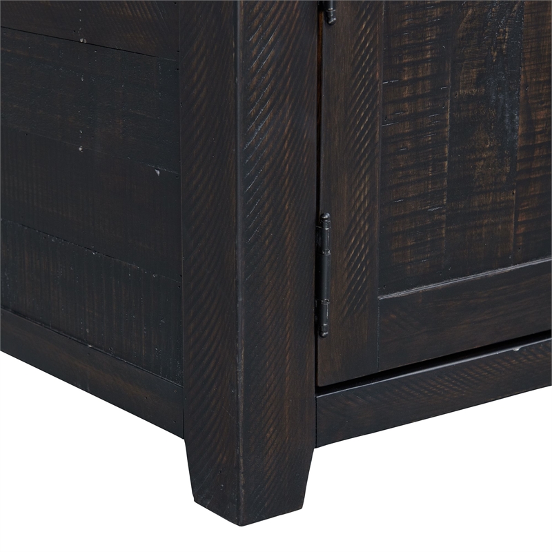 Pemberly Row Contemporary Occasional 2PC Set in Espresso Finish