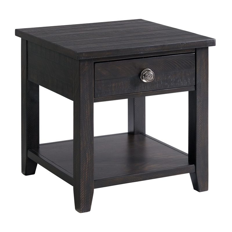 Pemberly Row Contemporary Occasional 2PC Set in Espresso Finish