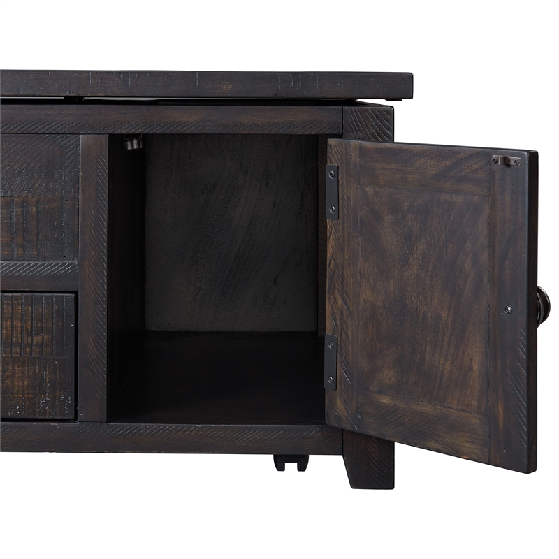 Pemberly Row Contemporary Occasional 2PC Set in Espresso Finish