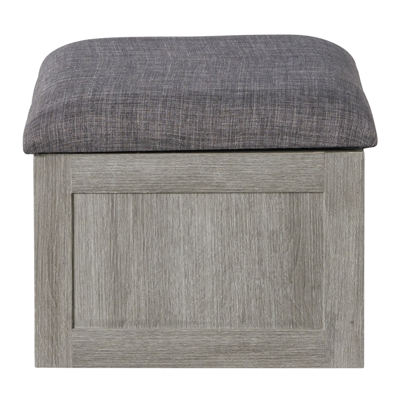 Pemberly Row 2PC Occasional Set of Coffee Table and End Table in Gray