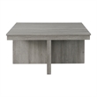 Pemberly Row 2PC Occasional Set of Coffee Table and End Table in Gray
