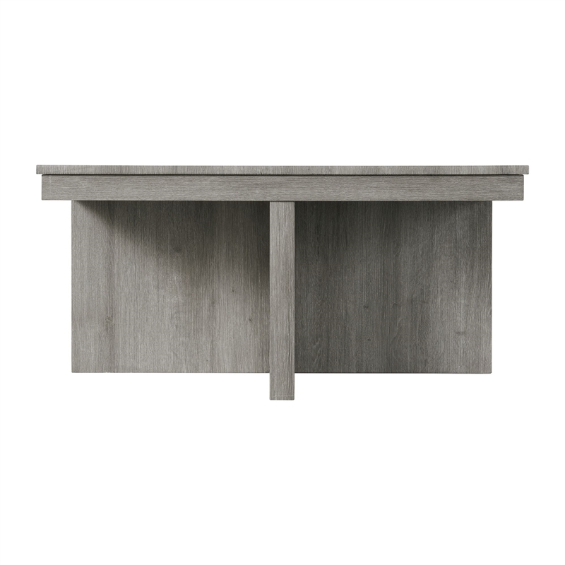 Pemberly Row 2PC Occasional Set of Coffee Table and End Table in Gray